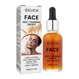 EELHOE Facial Tanning Essence For Achieving A Natural And Stylish Wheat Color Or Bronzed Skin Tone, Providing Hydration And Enhancing The Beauty Of Th