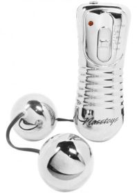 Nen Wa Balls Waterproof Vibrating Balls - Silver