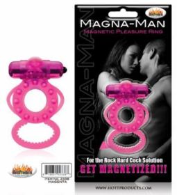 Magna Man Magnetic Ring Magenta