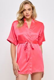 1947 Getting Ready Robe (Color: Hot Pink, size: 3X)