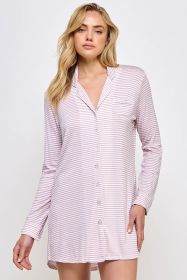 2088 Mahina Sleep Shirt (Color: Pink, size: L/XL)