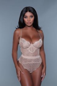 2014 Bettany Bodysuit (Color: Nude, size: S)