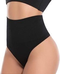 Belly Contracting Underwear Women's Strong Waist Shaping Hip Lift Shaping Pants (Option: Black3p-XXL)