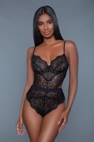 2014 Bettany Bodysuit (Color: Black, size: S)