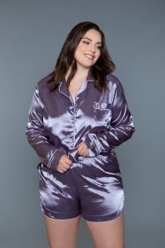 2026 Liz PJ Set (Color: Lilac, size: 1X)