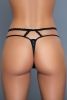 20953PK 3 Pack Eyelash Lace Thong with Trim