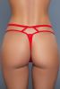 20953PK 3 Pack Eyelash Lace Thong with Trim