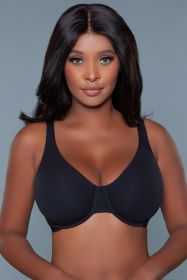 2216 Veronica Bra (Color: Black, size: DD (E))