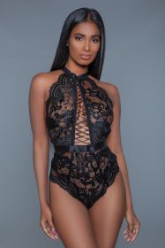 2015 Margot Bodysuit (Color: Black, size: S)