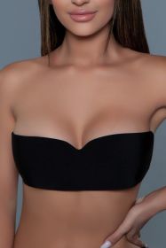 2191 Wing Shaped Bra (Color: Black, size: A/B)