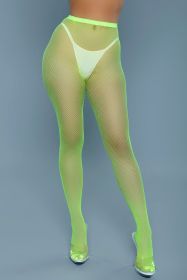 2302 Up All Night Pantyhose (Color: Neon Green, size: OS)