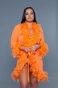 BW834S Lux Robe (Color: Neon Orange, size: OS)