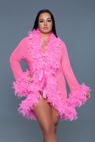 BW834S Lux Robe (Color: Neon Pink, size: OS)