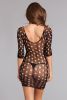 BWB107 Polka Dot Mesh Bodystocking