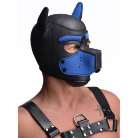 Spike Neoprene Puppy Hood (Option: Blue)