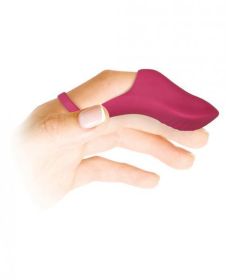 Frisky Finger Rechargeable Bullet Vibrator Burgundy (SKU: ENRS51252)